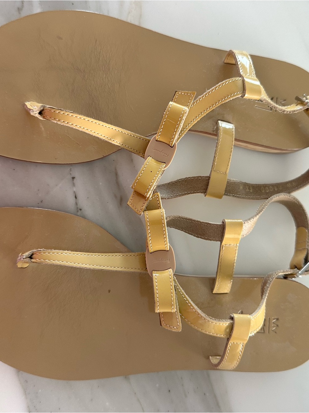 Ferragamo Nude bow Women’s Sandals